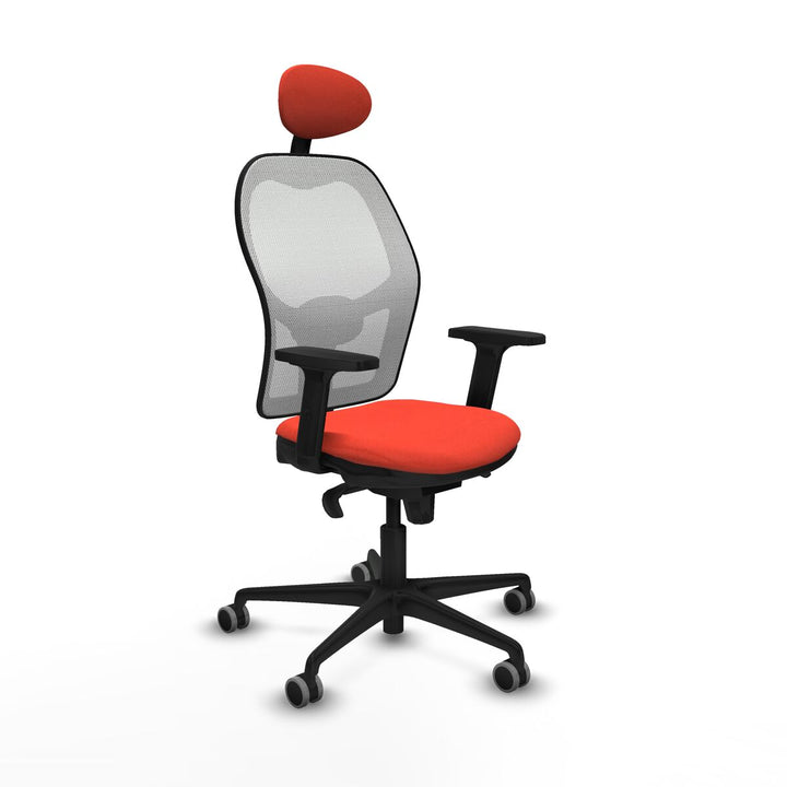 Office Chair with Headrest Piqueras y Crespo 2D036G1 Dark Orange