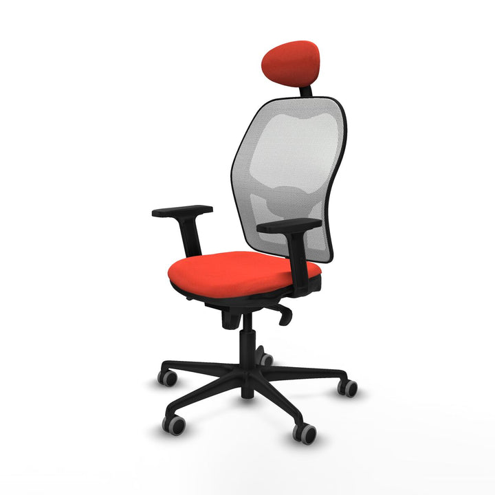Office Chair with Headrest Piqueras y Crespo 2D036G1 Dark Orange