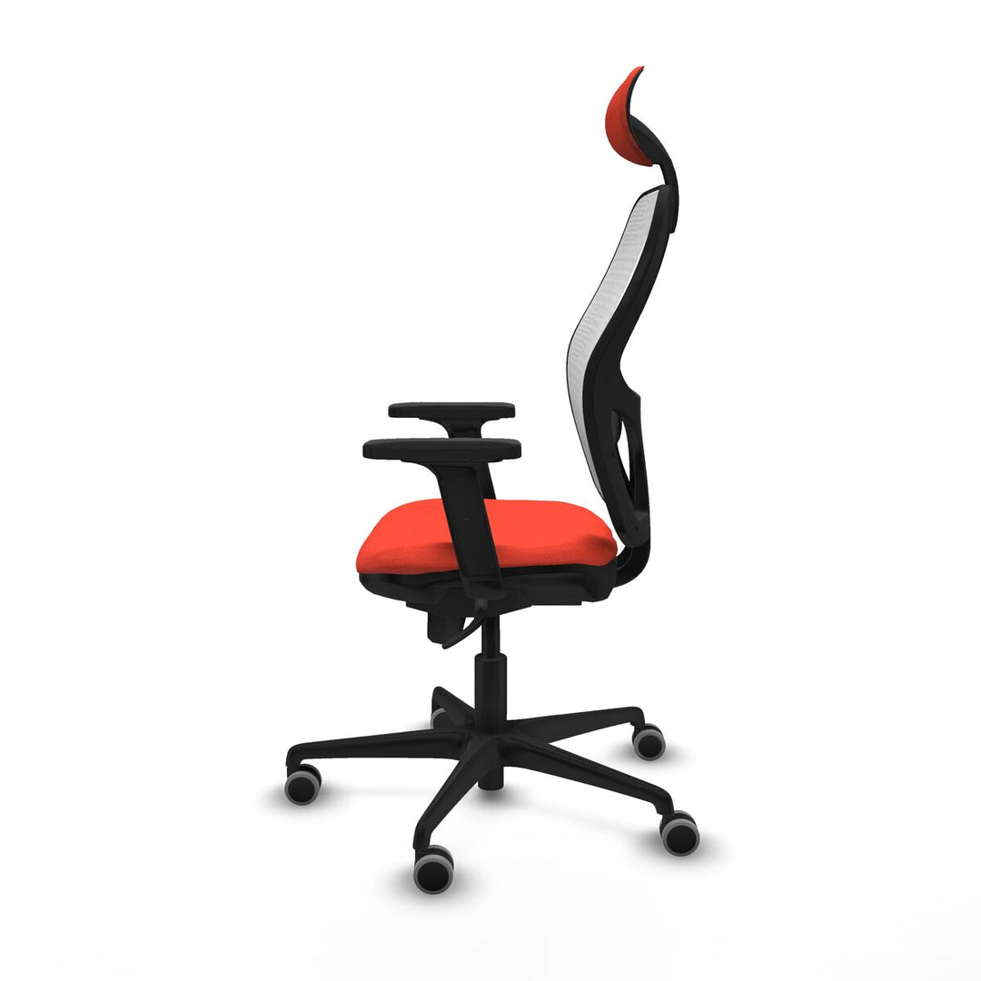 Office Chair with Headrest Piqueras y Crespo 2D036G1 Dark Orange
