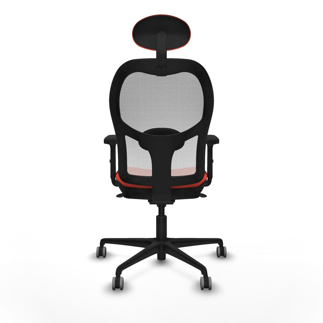 Office Chair with Headrest Piqueras y Crespo 2D036G1 Dark Orange