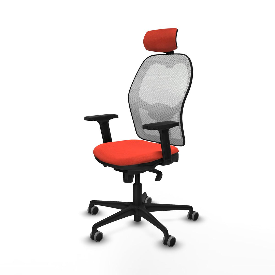 Office Chair with Headrest Piqueras y Crespo 2D036G2 Dark Orange