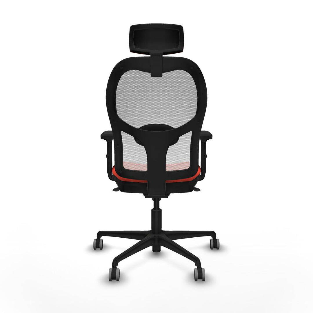 Office Chair with Headrest Piqueras y Crespo 2D036G2 Dark Orange