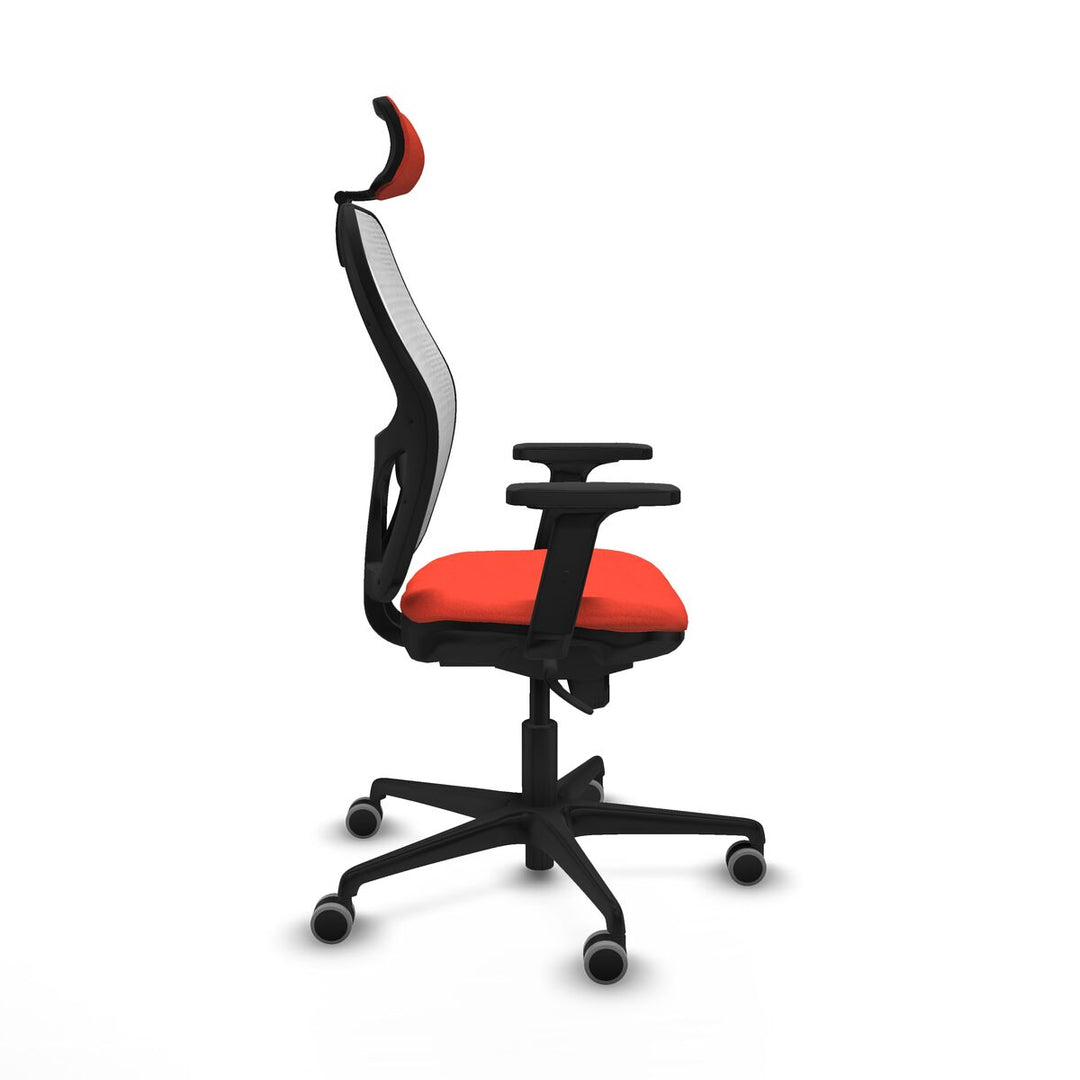 Office Chair with Headrest Piqueras y Crespo 2D036G2 Dark Orange