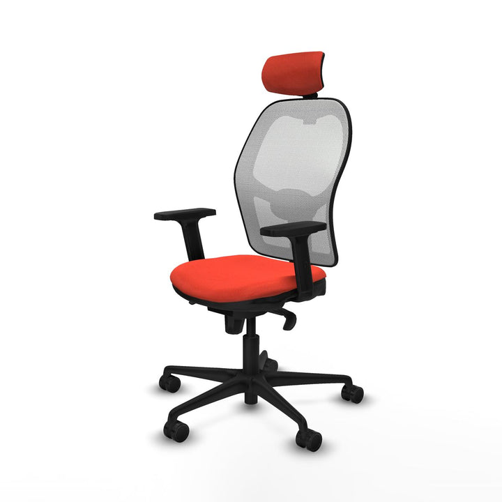 Office Chair with Headrest Piqueras y Crespo 2D036N2 Dark Orange