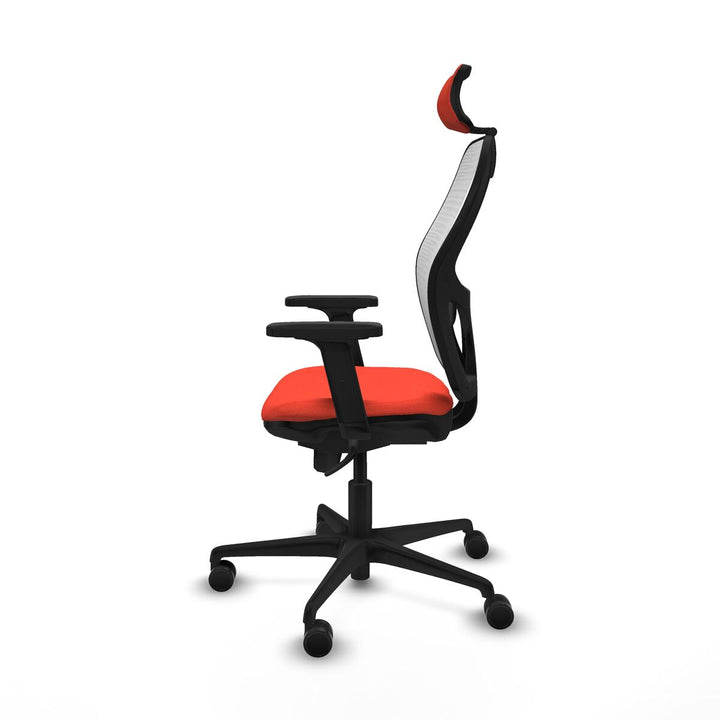 Office Chair with Headrest Piqueras y Crespo 2D036N2 Dark Orange
