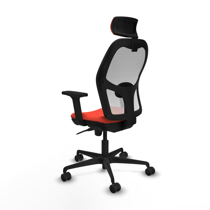 Office Chair with Headrest Piqueras y Crespo 2D036N2 Dark Orange