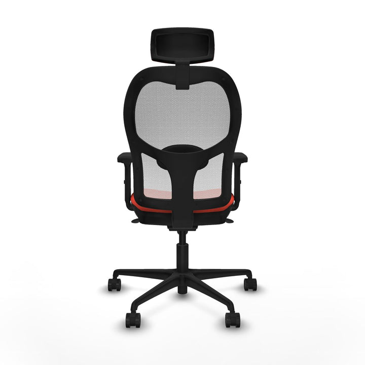 Office Chair with Headrest Piqueras y Crespo 2D036N2 Dark Orange