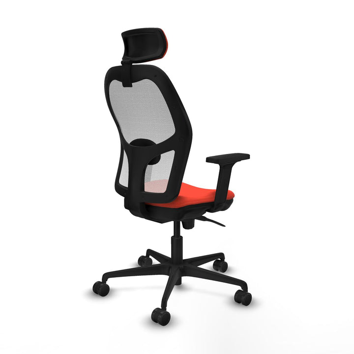 Office Chair with Headrest Piqueras y Crespo 2D036N2 Dark Orange