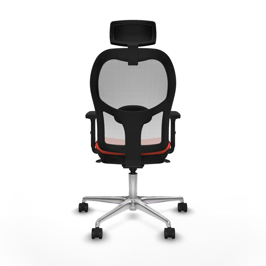 Office Chair with Headrest Piqueras y Crespo 2D086N2 Dark Orange