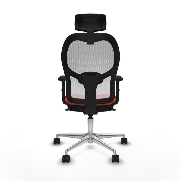 Office Chair with Headrest Piqueras y Crespo 2D086N2 Dark Orange