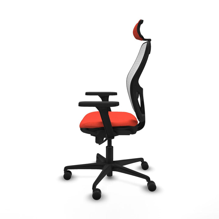 Office Chair with Headrest Piqueras y Crespo 3D036N2 Dark Orange