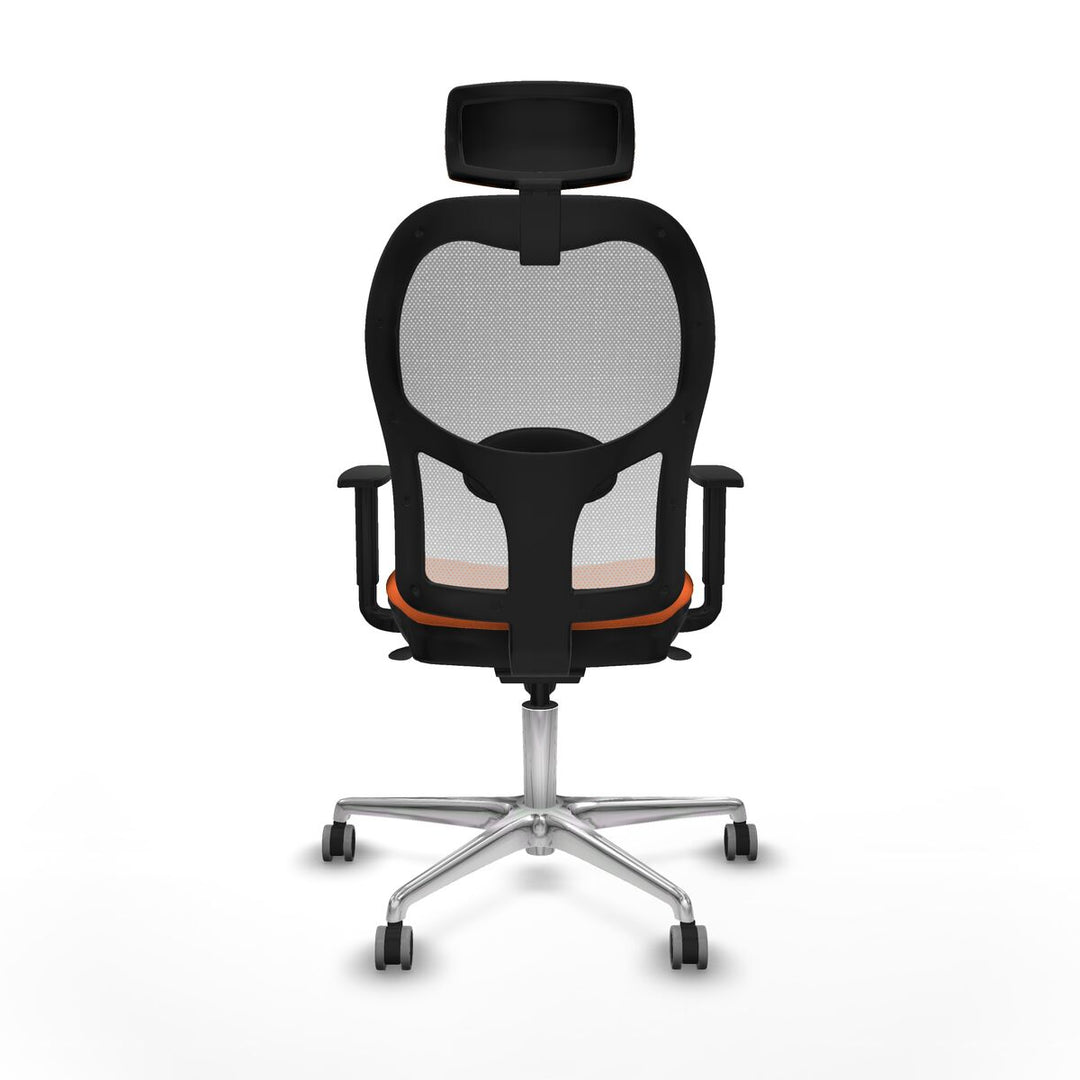 Office Chair with Headrest Piqueras y Crespo 1D086G2 Orange