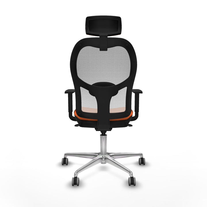 Office Chair with Headrest Piqueras y Crespo 1D086G2 Orange