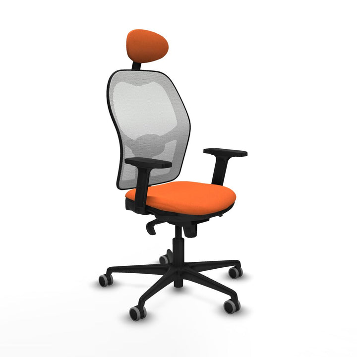 Office Chair with Headrest Piqueras y Crespo 2D036G1 Orange