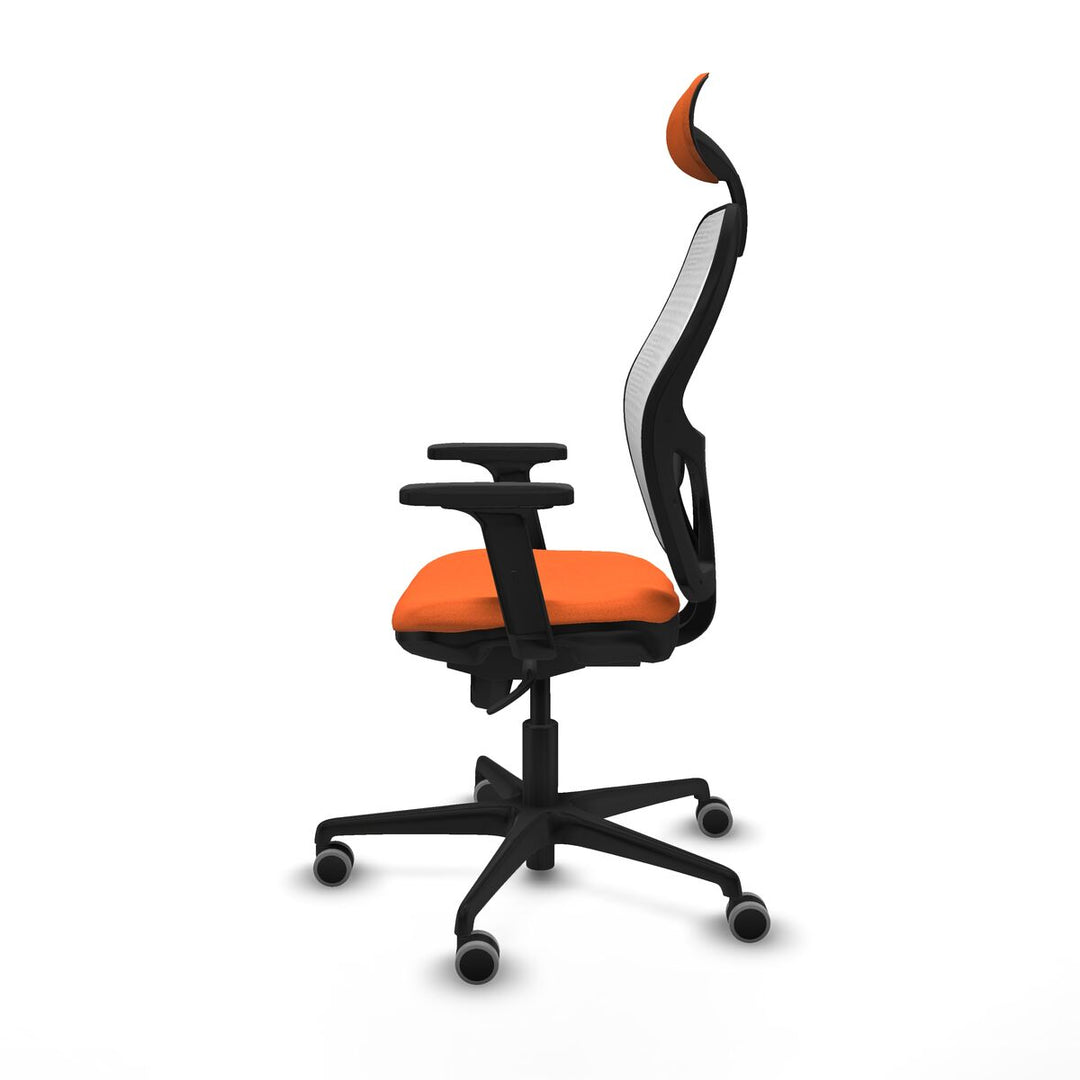 Office Chair with Headrest Piqueras y Crespo 2D036G1 Orange