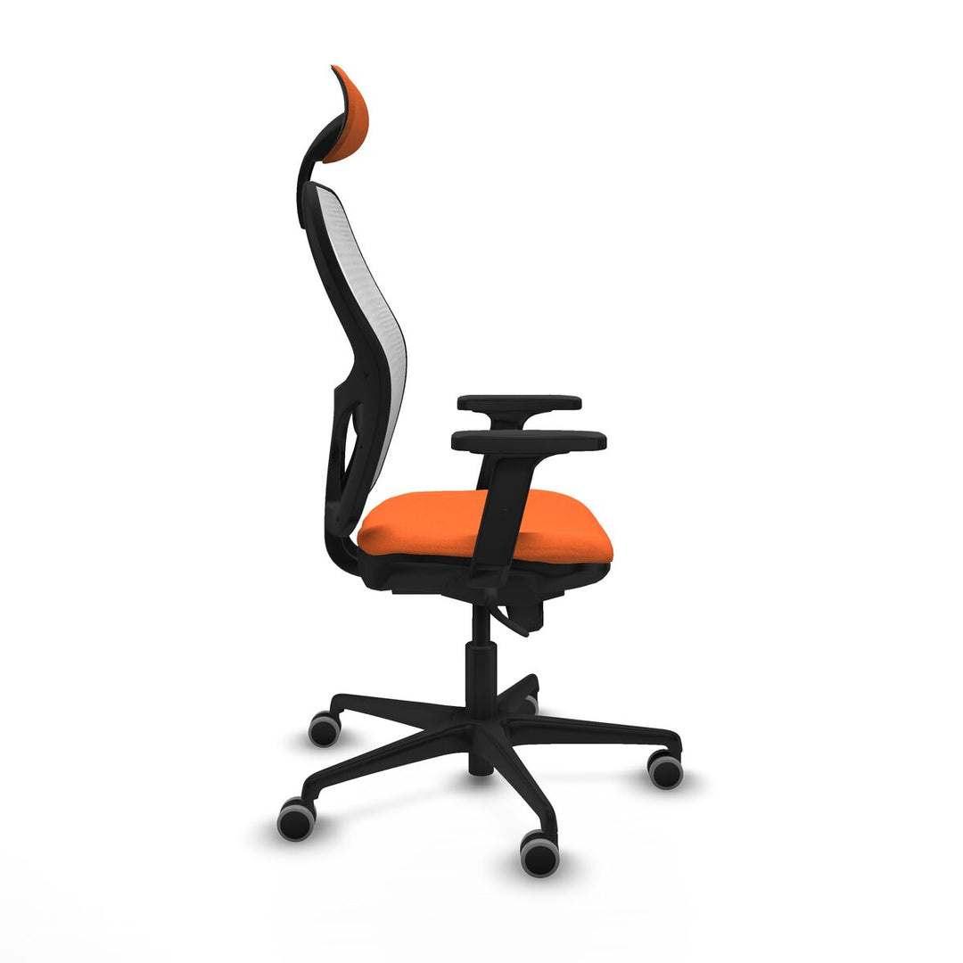 Office Chair with Headrest Piqueras y Crespo 2D036G1 Orange