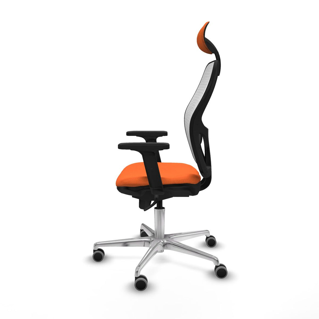 Office Chair with Headrest Piqueras y Crespo 2D086G1 Orange