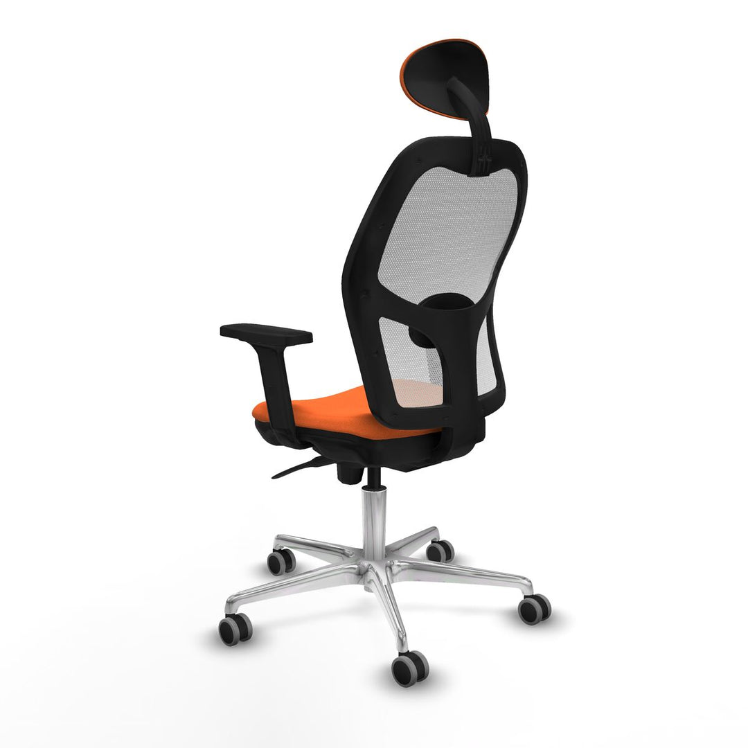 Office Chair with Headrest Piqueras y Crespo 2D086G1 Orange
