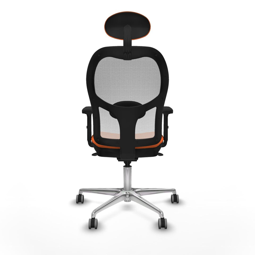 Office Chair with Headrest Piqueras y Crespo 2D086G1 Orange
