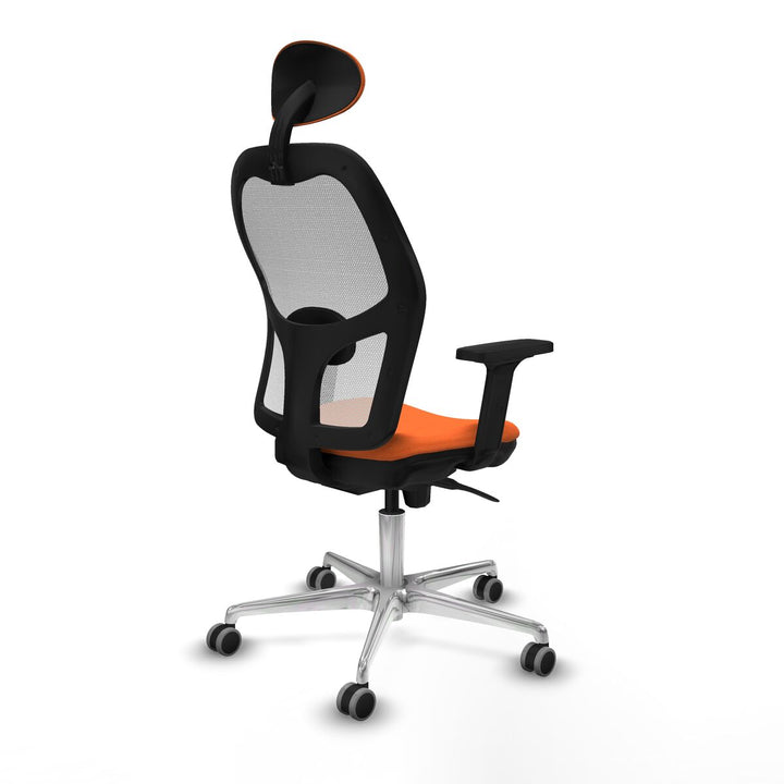 Office Chair with Headrest Piqueras y Crespo 2D086G1 Orange