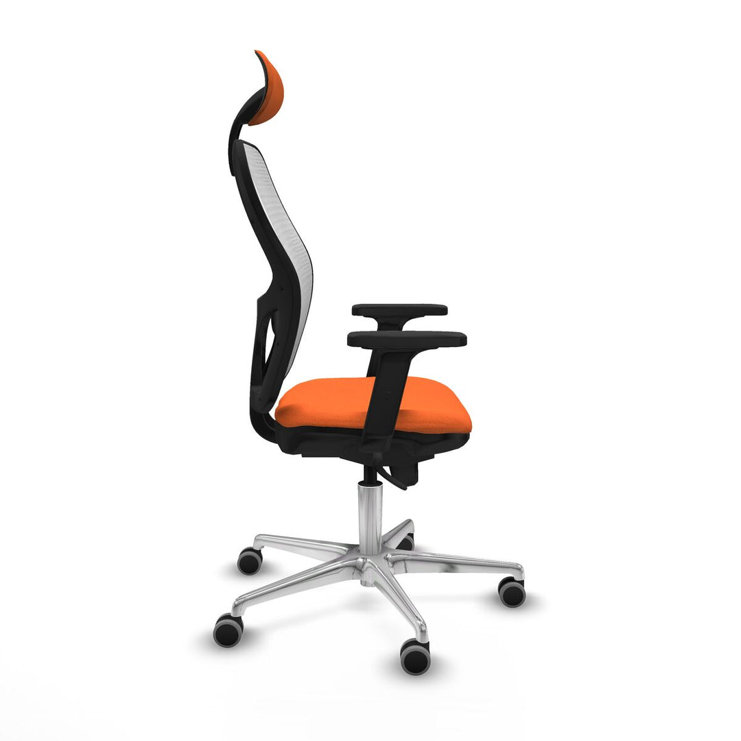 Office Chair with Headrest Piqueras y Crespo 2D086G1 Orange