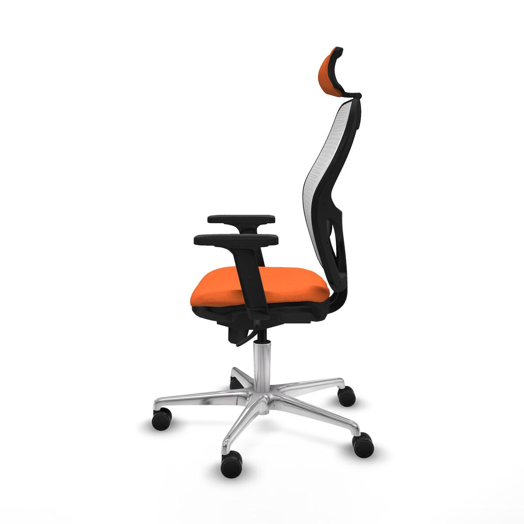 Office Chair with Headrest Piqueras y Crespo 2D086N2 Orange