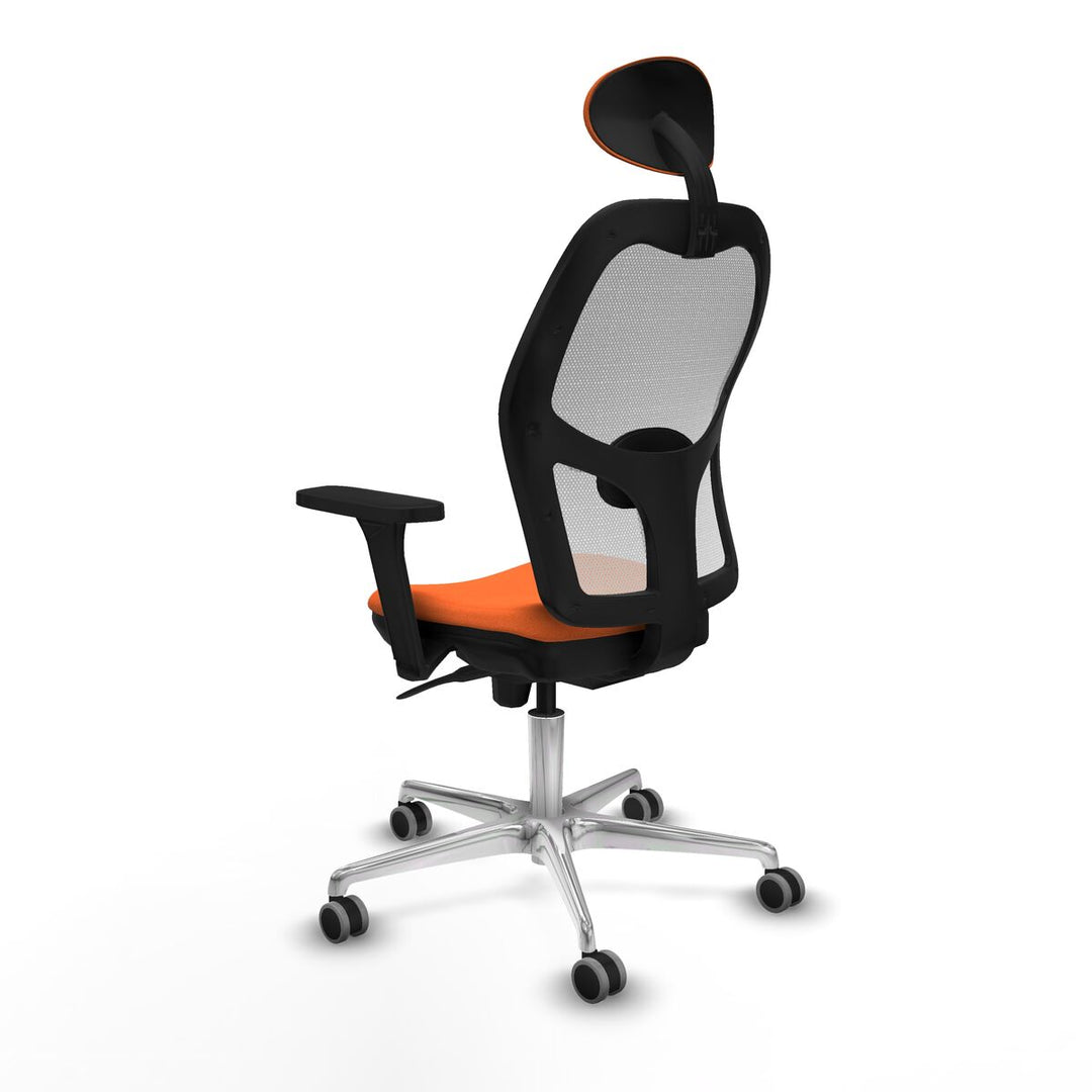 Office Chair with Headrest Piqueras y Crespo 3D086G1 Orange