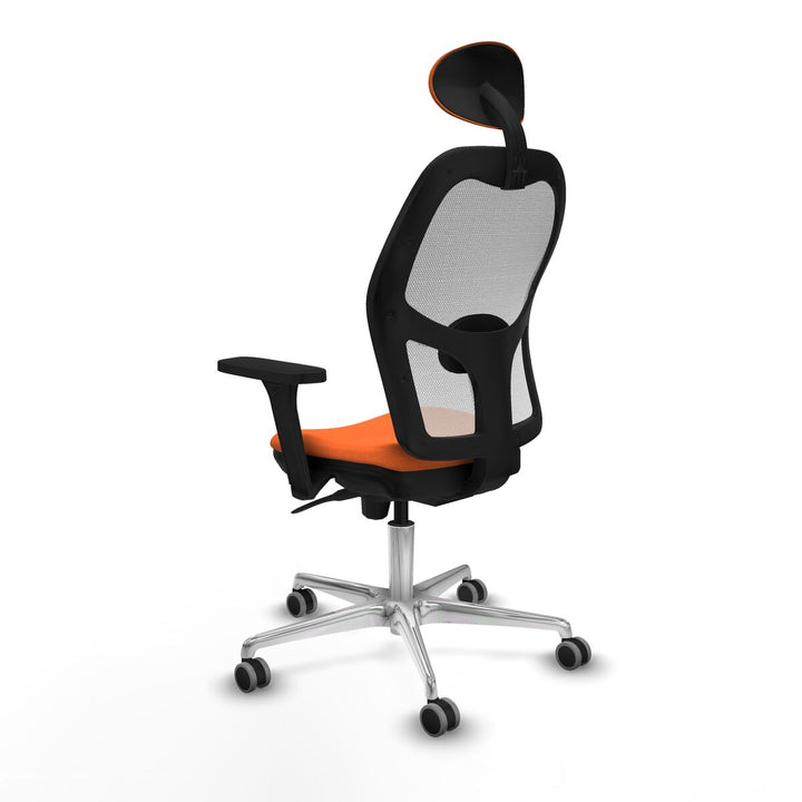 Office Chair with Headrest Piqueras y Crespo 3D086G1 Orange