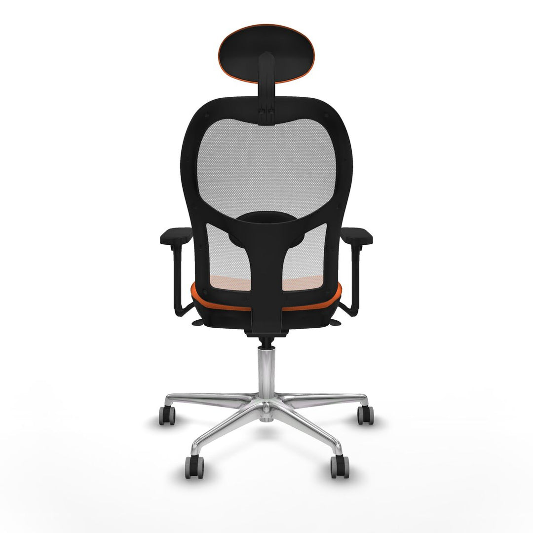 Office Chair with Headrest Piqueras y Crespo 3D086G1 Orange