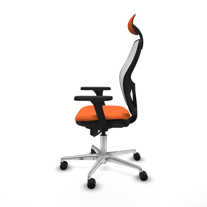 Office Chair with Headrest Piqueras y Crespo 3D086N1 Orange