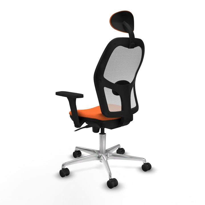Office Chair with Headrest Piqueras y Crespo 3D086N1 Orange