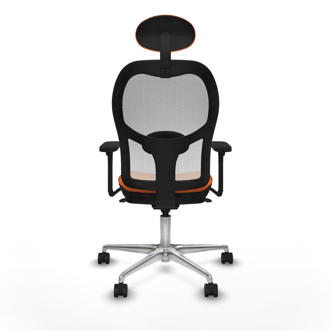 Office Chair with Headrest Piqueras y Crespo 3D086N1 Orange