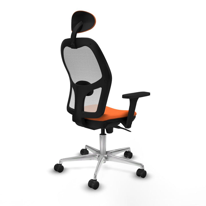 Office Chair with Headrest Piqueras y Crespo 3D086N1 Orange
