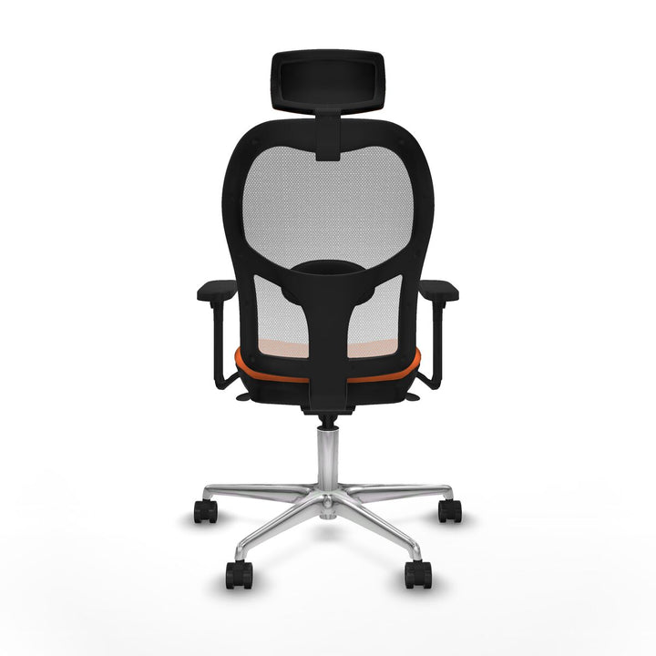 Office Chair with Headrest Piqueras y Crespo 3D086N2 Orange