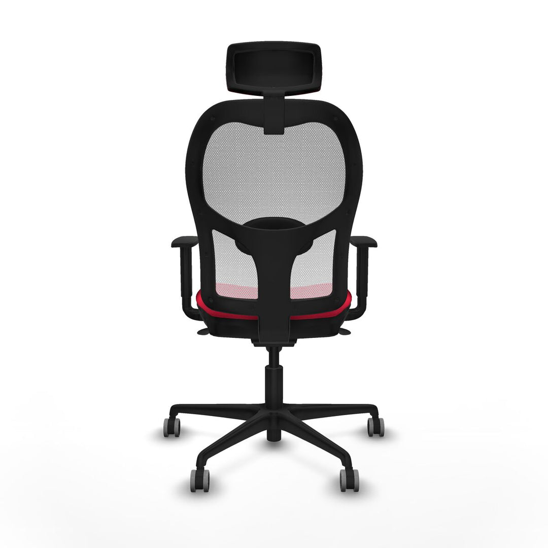 Office Chair with Headrest Piqueras y Crespo 1D036G2 Red