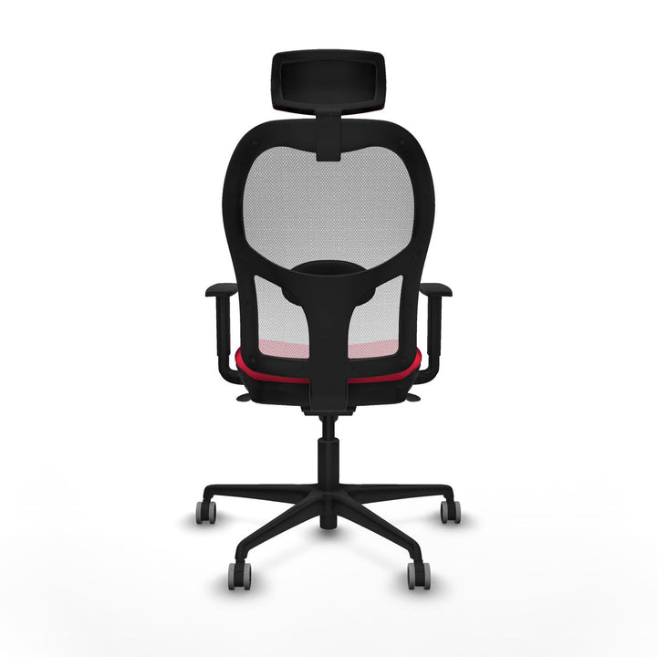 Office Chair with Headrest Piqueras y Crespo 1D036G2 Red