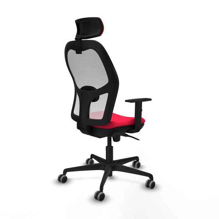 Office Chair with Headrest Piqueras y Crespo 1D036G2 Red