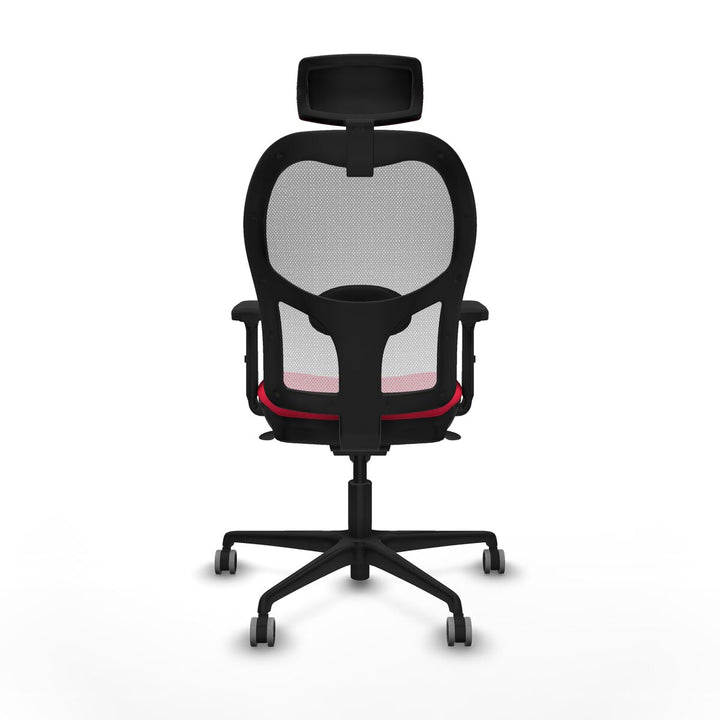 Office Chair with Headrest Piqueras y Crespo 2D036G2 Red