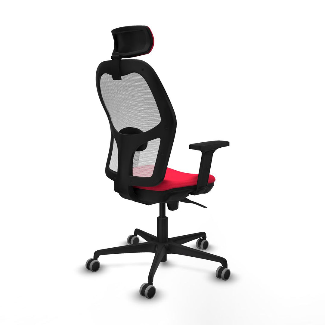 Office Chair with Headrest Piqueras y Crespo 2D036G2 Red