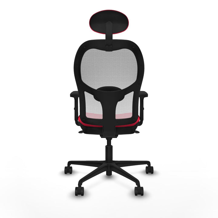 Office Chair with Headrest Piqueras y Crespo 2D036N1 Red