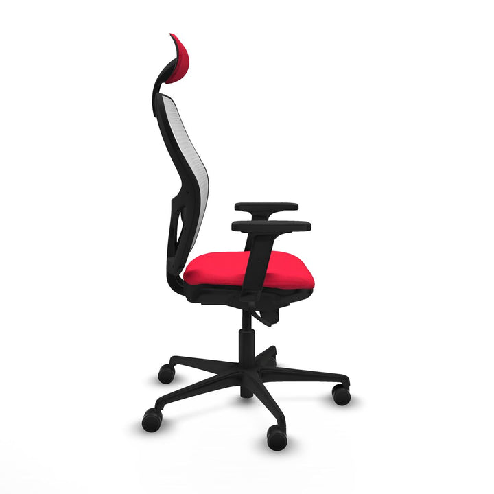 Office Chair with Headrest Piqueras y Crespo 2D036N1 Red