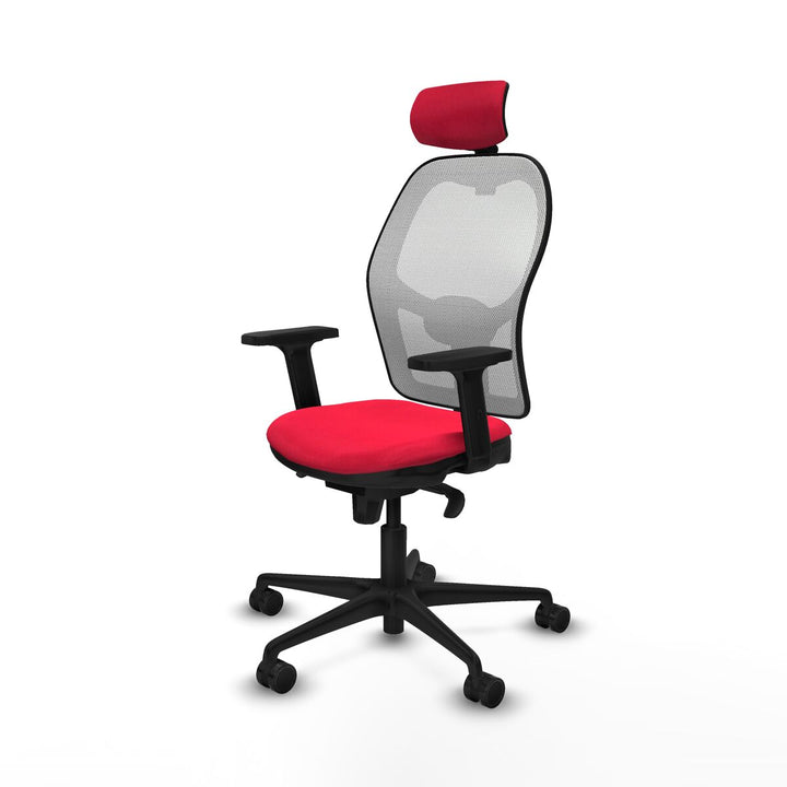Office Chair with Headrest Piqueras y Crespo 2D036N2 Red