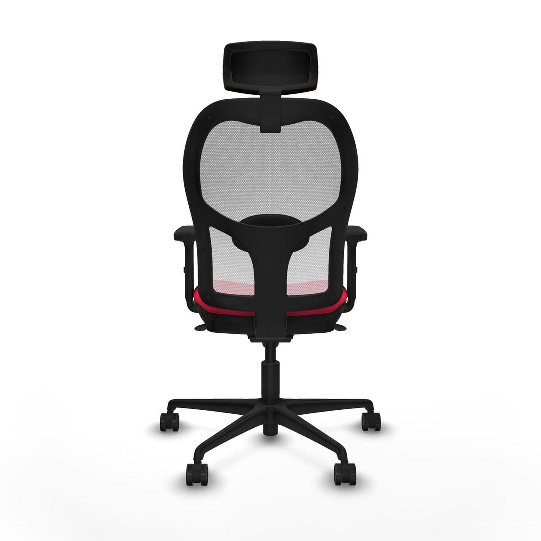Office Chair with Headrest Piqueras y Crespo 2D036N2 Red
