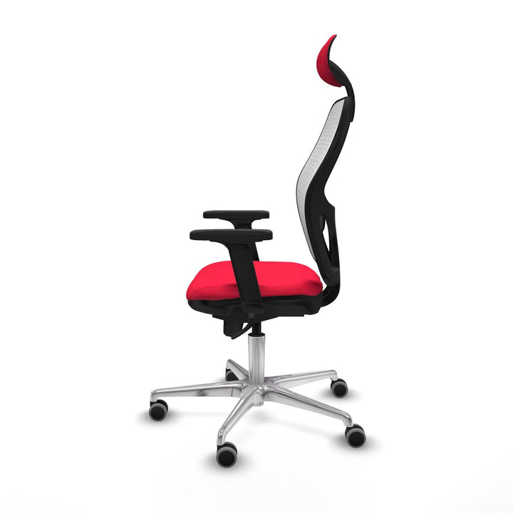 Office Chair with Headrest Piqueras y Crespo 2D086G1 Red