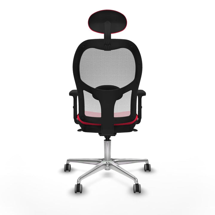Office Chair with Headrest Piqueras y Crespo 2D086G1 Red