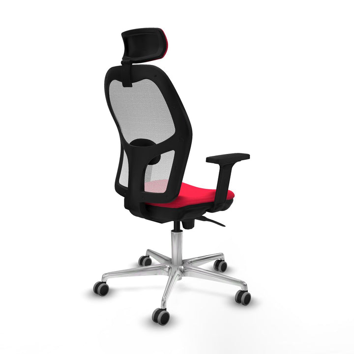 Office Chair with Headrest Piqueras y Crespo 2D086G2 Red