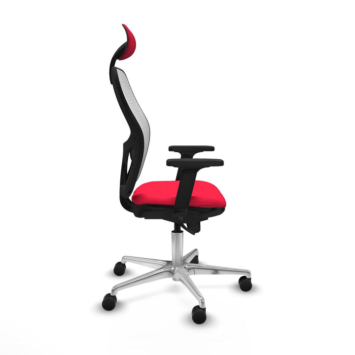 Office Chair with Headrest Piqueras y Crespo 2D086N1 Red