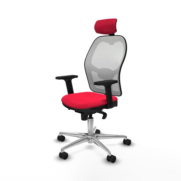 Office Chair with Headrest Piqueras y Crespo 2D086N2 Red