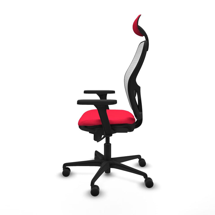 Office Chair with Headrest Piqueras y Crespo 3D036N1 Red