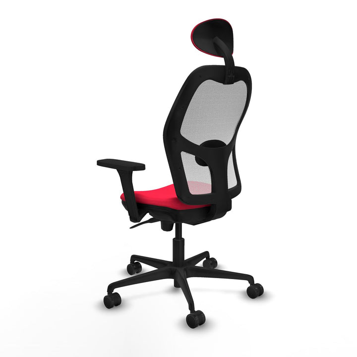 Office Chair with Headrest Piqueras y Crespo 3D036N1 Red